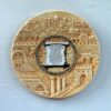 Business Blessing Decorative Ceramic Plate 24K gold - Beige - English