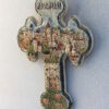 Ceramic Wall Cross - Old City of Jerusalem Relief - Image 3