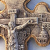 Ceramic Wall Cross - Crucifix Relief - Image 2