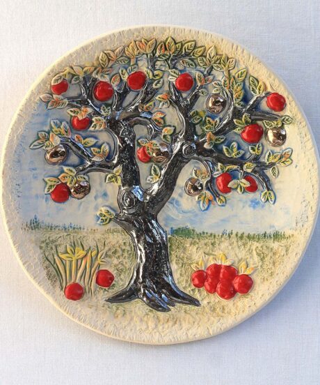 Tree of Life Ceramic Wall Plate