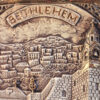 Ceramic Square Wall Plate - Church of the Nativity of Christ from Bethlehem - Brown - Image 2