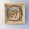 Ceramic Square Wall Plate - Church of the Nativity of Christ from Bethlehem - Color