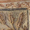 Ceramic Square Wall Plate - Fertility - Ears of Wheat - Image 3